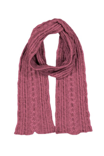 Possum Merino Cable Scarf - McDonald New Zealand