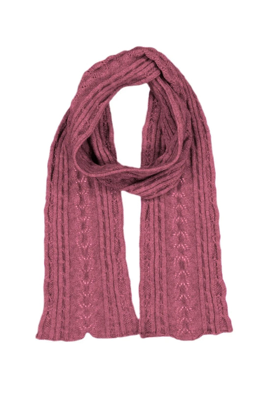 Possum Merino Cable Scarf - McDonald New Zealand