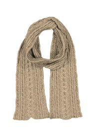 Possum Merino Cable Scarf - McDonald New Zealand