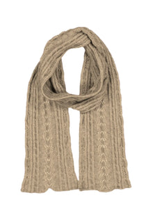 Possum Merino Cable Scarf - McDonald New Zealand