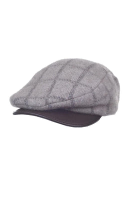 Merino Possum Check Pattern Cheesecutter - McDonald New Zealand