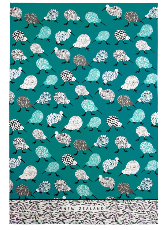 Counting Kiwi Tea Towel (49 x 76cm) - The Derek Corp Ltd
