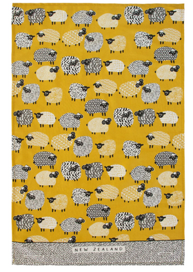 Counting Sheep Tea Towel (49 x 76cm) - The Derek Corp Ltd