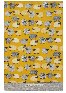 Counting Sheep Tea Towel (49 x 76cm) - The Derek Corp Ltd