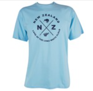 XNZ Adults Tee -Pale Blue Colour - The Derek Corp Ltd