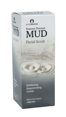 Rotorua Thermal Mud Facial Scrub 150g- Pure Source