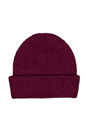 Possum Merino Fine Rib Hat - McDonald New Zealand