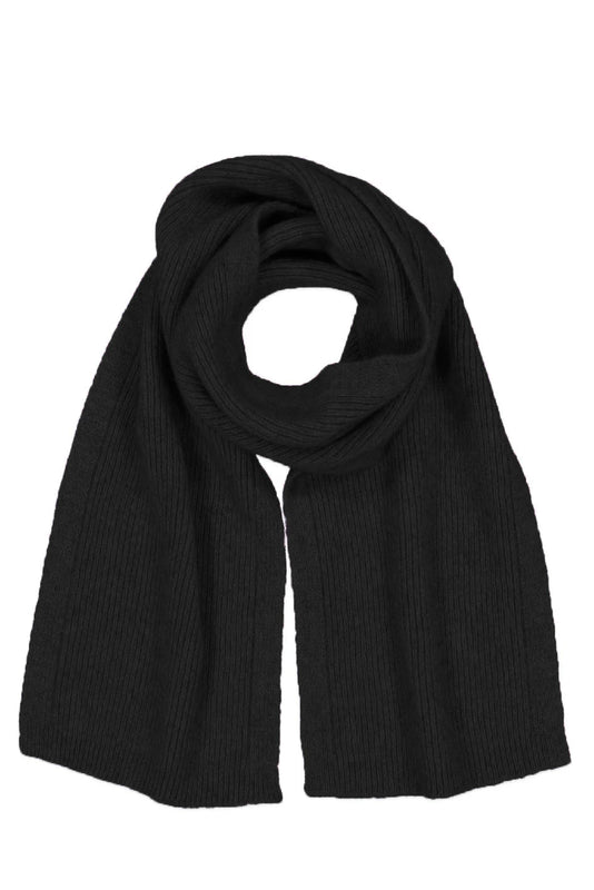 Possum Merino Fine Rib Scarf - McDonald New Zealand