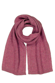 Possum Merino Fine Rib Scarf - McDonald New Zealand