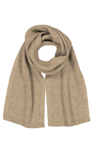Possum Merino Fine Rib Scarf - McDonald New Zealand