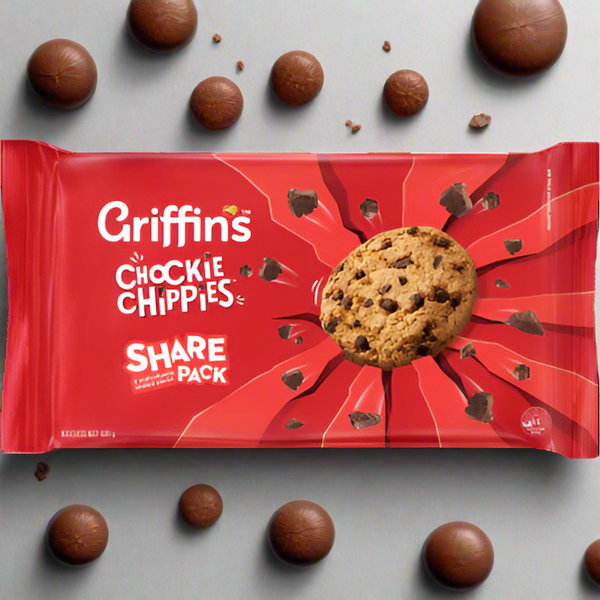 Cookie Bear Chocolate Chippies Twin Pack - Griffin's - 320g