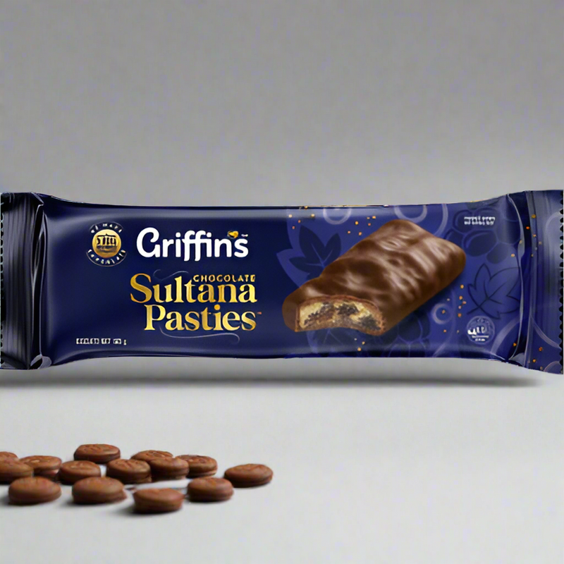 Sultana Pasties Chocolate Biscuits - Griffin's - 185g
