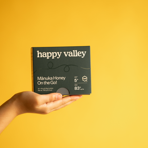 UMF 5+ Manuka Honey On-the-Go 15g - HappY Valley - 15 sachets