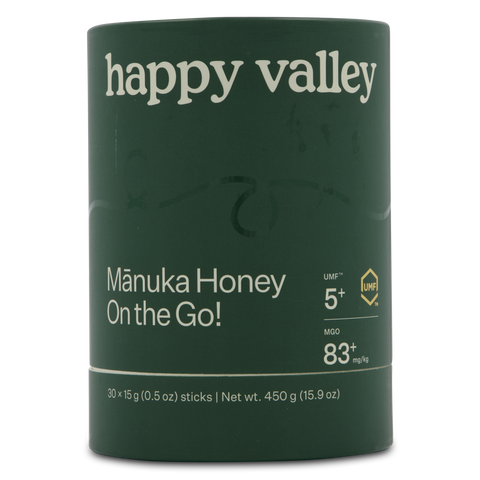 UMF 5+ Manuka Honey On-the-Go 15g - Happy Valley - 30 sachets