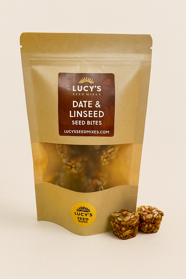 Mini Seed Bites-Date-Chocolate 84g - Lucy's Seeds N Things