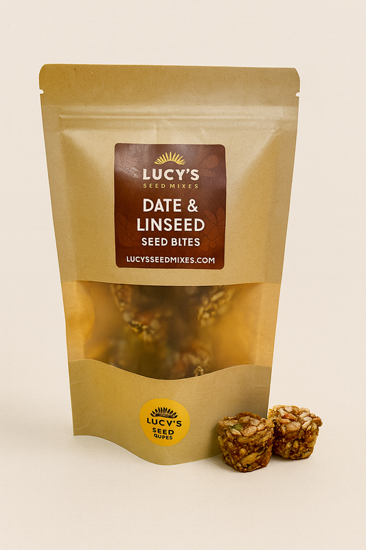 Mini Seed Bites-Date-Chocolate 84g - Lucy's Seeds N Things