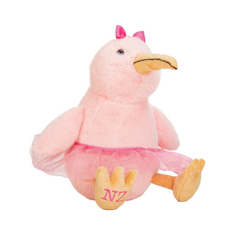 Kiwi Toy Sitting Pink with Tutu - 23cm - Parrs