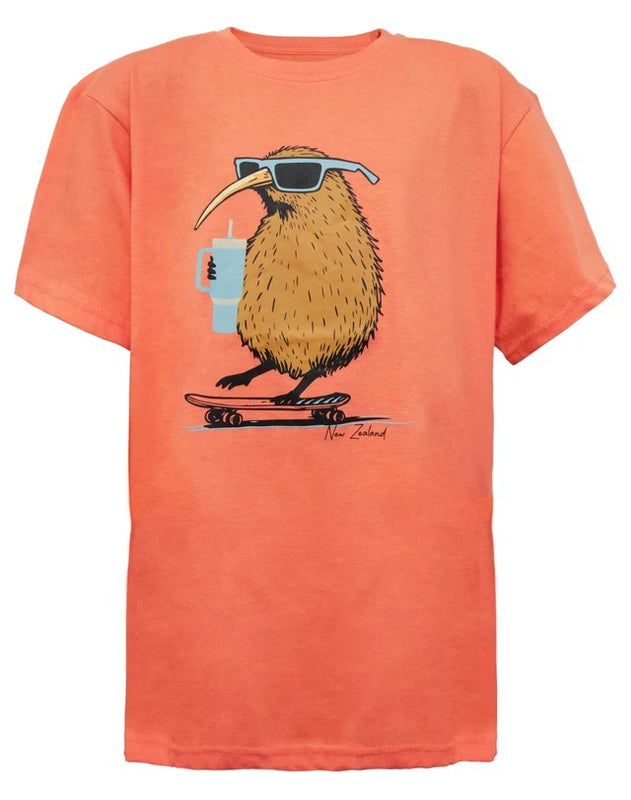 Kiwi Skater Kids Tee - The Derek Corp Ltd