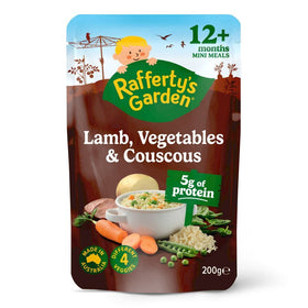 Lamb, Vegetables & Couscous 12+ Months by Rafferty's Garden - 200g