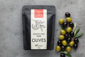 Lemon & Herb Olives - 150g - Telegraph Hill