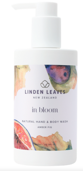 Amber Fig Hand & Body Wash 300ml - Linden Leaves