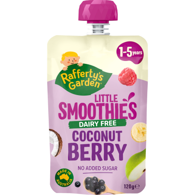 Little Smoothies Coconut Berry 1-5Years [No Added Sugar] by Rafferty's Garden - 120g