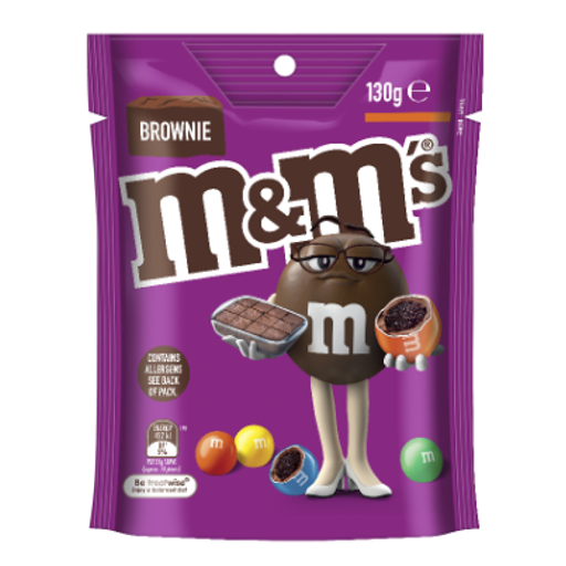 M&M's Brownie Milk Chocolate - Mars Chocolate Australia - 130g
