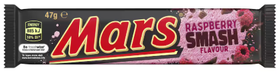 Mars Raspberry Smash Flavour Chocolate Bar by MARS Chocolate Australia  [Pack of 3] - 47g x3