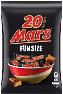 Mars Chocolate Fun Size Share Pack of 20 Pieces  by MARS Chocolate Australia - 320g