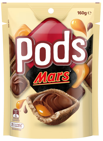 Pods Mars Chocolate Snack by MARS Chocolate Australia - 160g