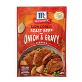 Slow Cookers Meal Base Roast Beef with Onion & Gravy - McCormick - 40g