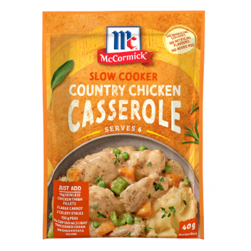 Slow Cookers Recipe Base Country Chicken Casserole - McCormick - 40g