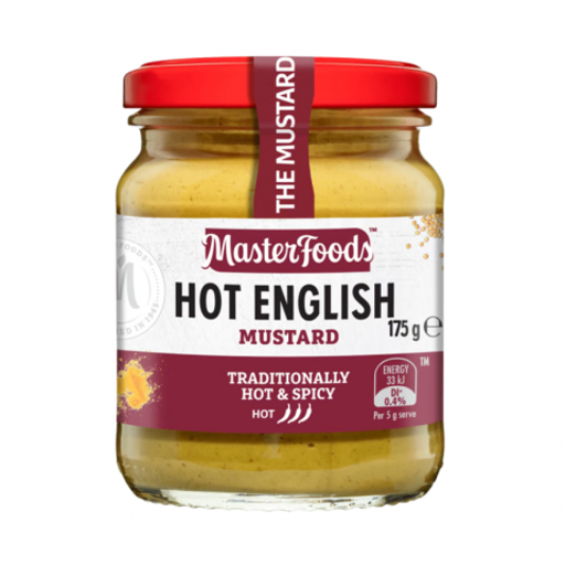 Hot English Mustard - MasterFoods - 175g