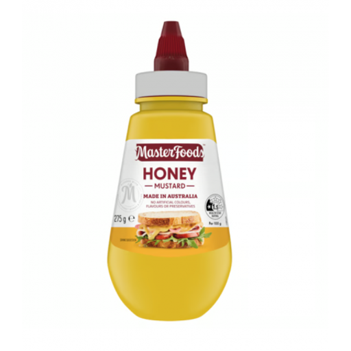 Honey Mustard Squeeze Bottle - MasterFoods - 275g