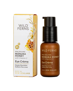 Manuka Honey Eye Crème 30ml with Vitamin C - Wild Ferns