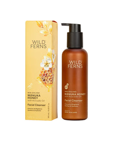 Manuka Honey Facial Cleanser 180ml with Avocado Oil- Wild Ferns