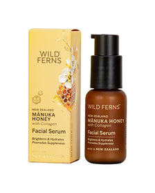 Manuka Honey Facial Serum 30ml with Collagen - Wild Ferns
