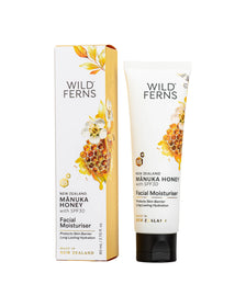 Manuka Honey Facial Moisturiser with SPF30 80ml - Wild Ferns