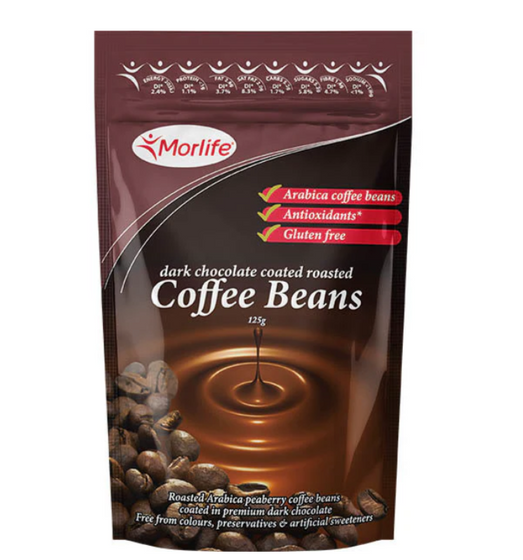 Chocolate Coated Coffee Beans - Morlife - 125g