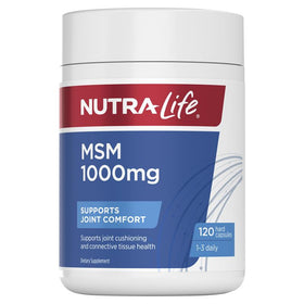 MSM 1000mg - Nutra Life - 120caps