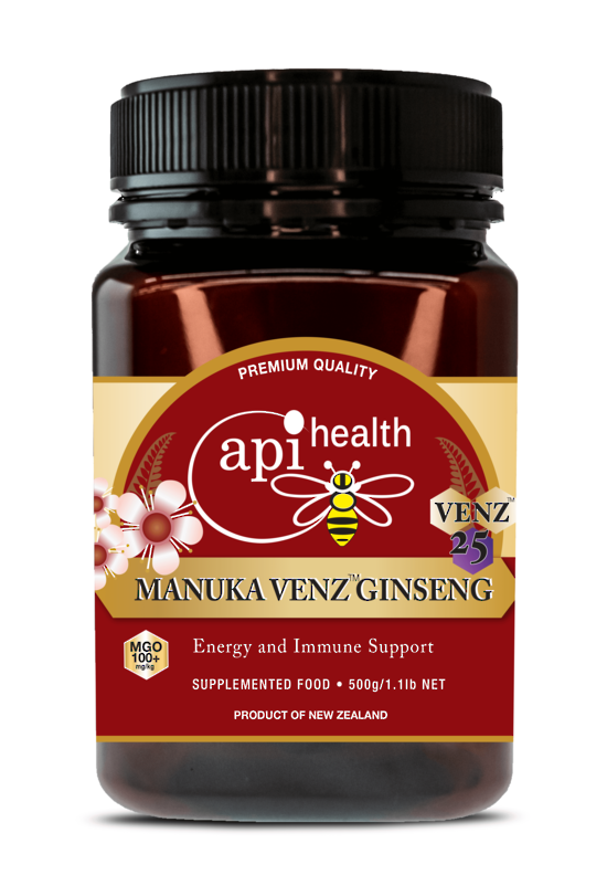Manuka VENZ Ginseng Honey - Api Health