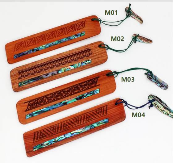 Parent - Maori Symbol Native Wood Bookmark