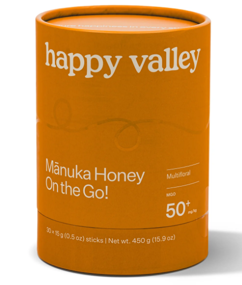 Multifloral Manuka MGO 50+ Manuka Honey  On-the-Go - Happy Valley - 15g x 30 sachets