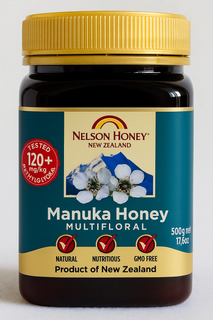 Manuka Honey MGO120+ (UMF6+) Multifloral 500g - Nelson Honey