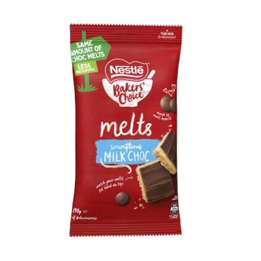 Bakers' Choice Milk Chocolate Melts - Nestle - 290g