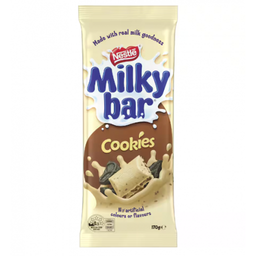 Milkybar Cookies & Cream White Chocolate Block - Nestle - 170g