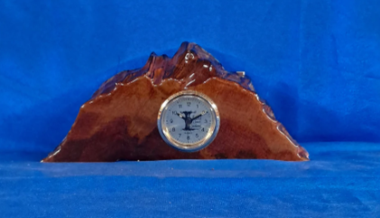 NZ Swamp Kauri Mantle Clock -Small