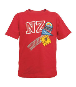 NZ Patches Kids Tee  - The Derek Corp Ltd