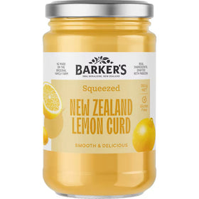 New Zealand Squeezed Lemon Curd - Barker's - 350g