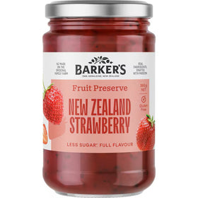 New Zealand Strawberry Jam - Barker's - 350g